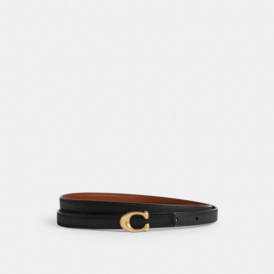 Cinturones COACH Mujer Negras | 627-ETKJZG