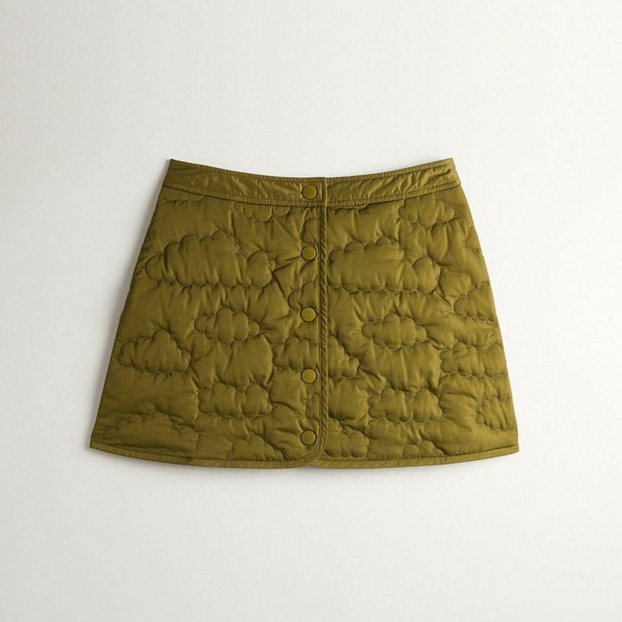 Falda COACH Mujer Verde Oliva | 739-EIXNQA