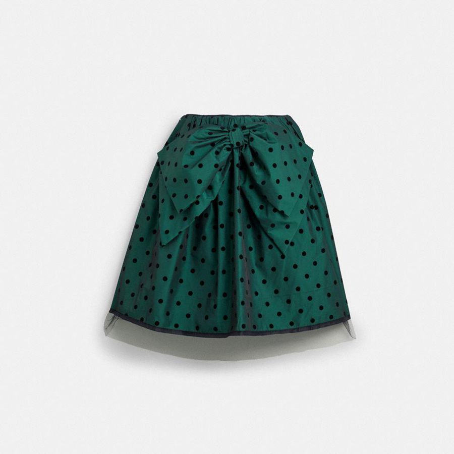 Falda COACH Mujer Verde | 984-SHPEMC