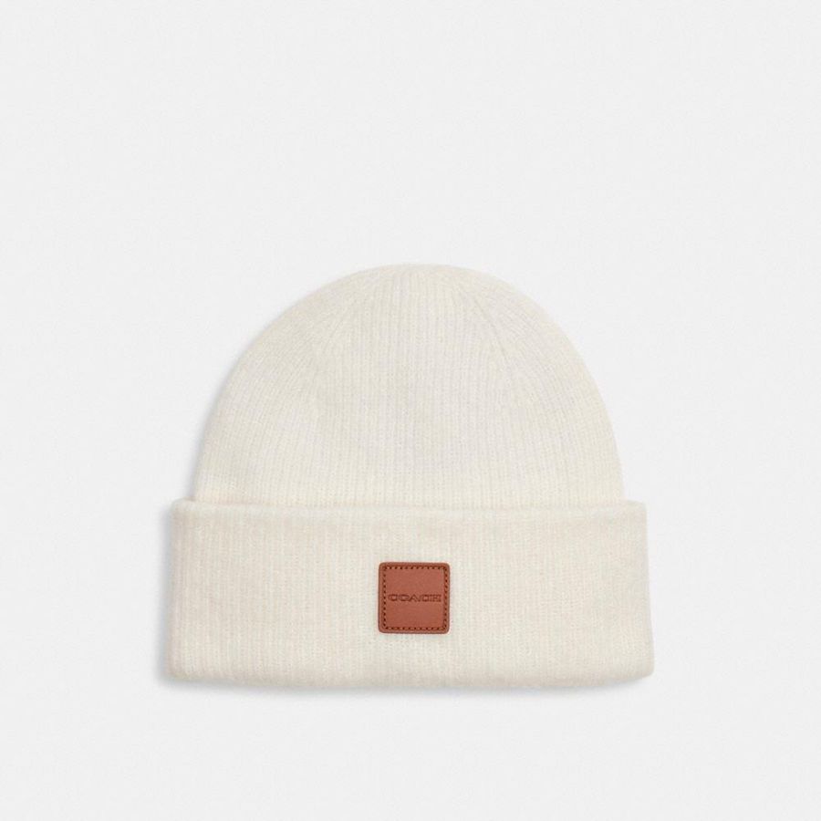 Gorro COACH Mujer Blancas | 671-TYPMIA