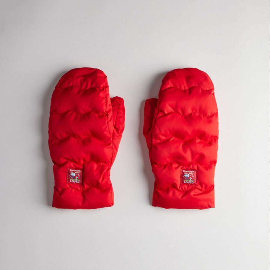 Guantes COACH Mujer Rojas | 826-FVEGLH