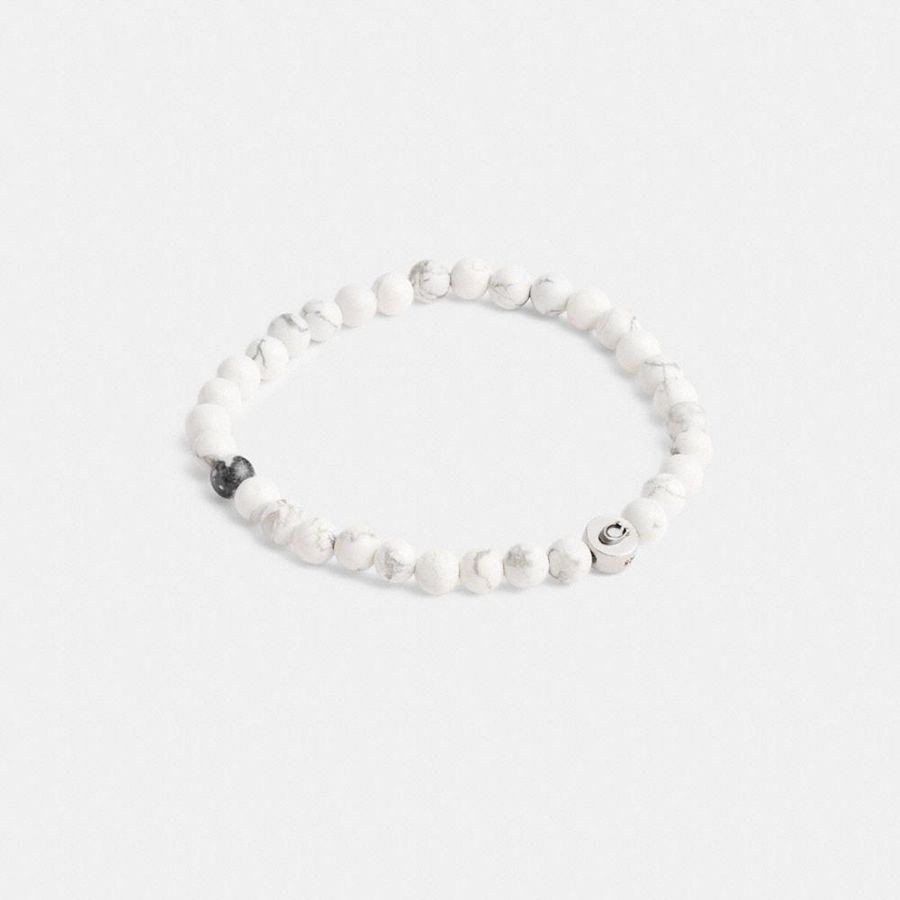 Joyeria COACH Hombre Blancas | 467-LVYEIQ