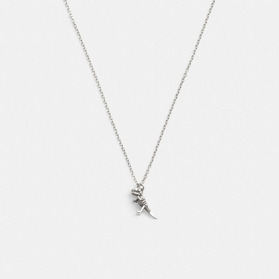 Joyeria COACH Hombre Plateadas | 596-KHMRBC