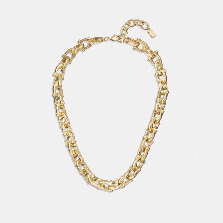 Joyeria COACH Mujer Doradas | 581-GZHPYQ