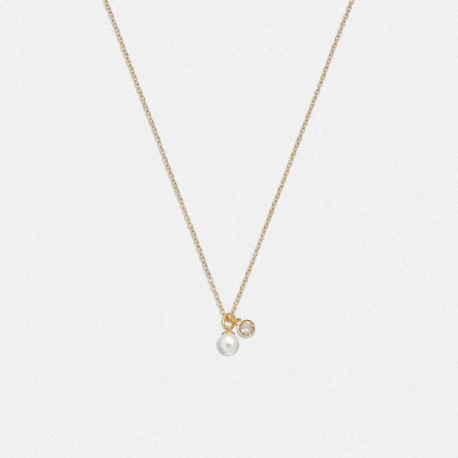 Joyeria COACH Mujer Doradas | 894-QMGAHE