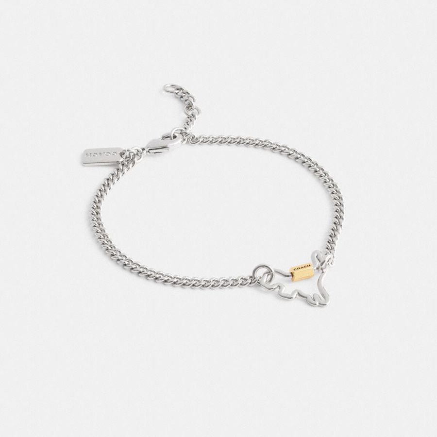 Joyeria COACH Mujer Plateadas | 593-CXTIQU