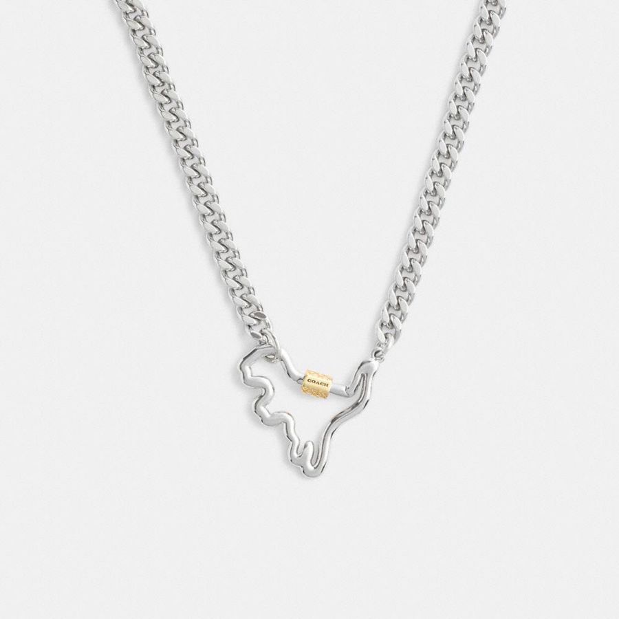 Joyeria COACH Mujer Plateadas | 803-TXAFCN