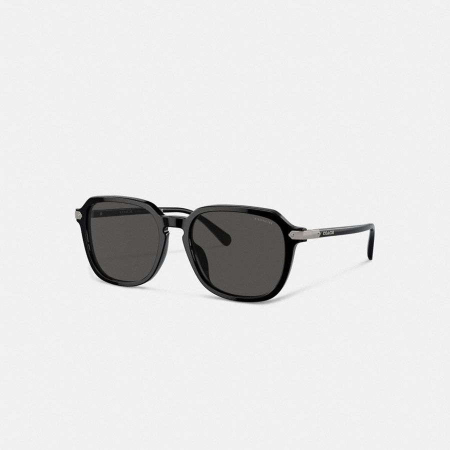 Lentes de Sol COACH Hombre Negras | 238-KMQIPH