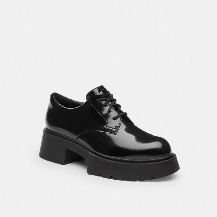 Mocasines COACH Mujer Negras | 291-SWDKJQ