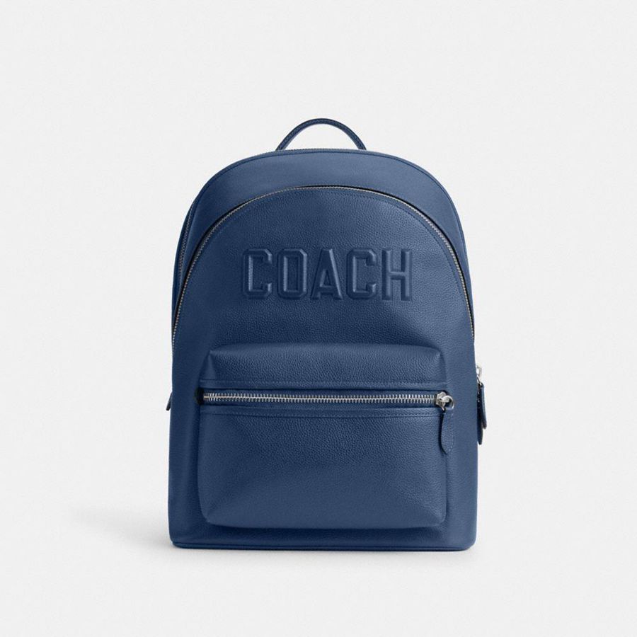 Mochila COACH Hombre Azules | 327-JCAVWR
