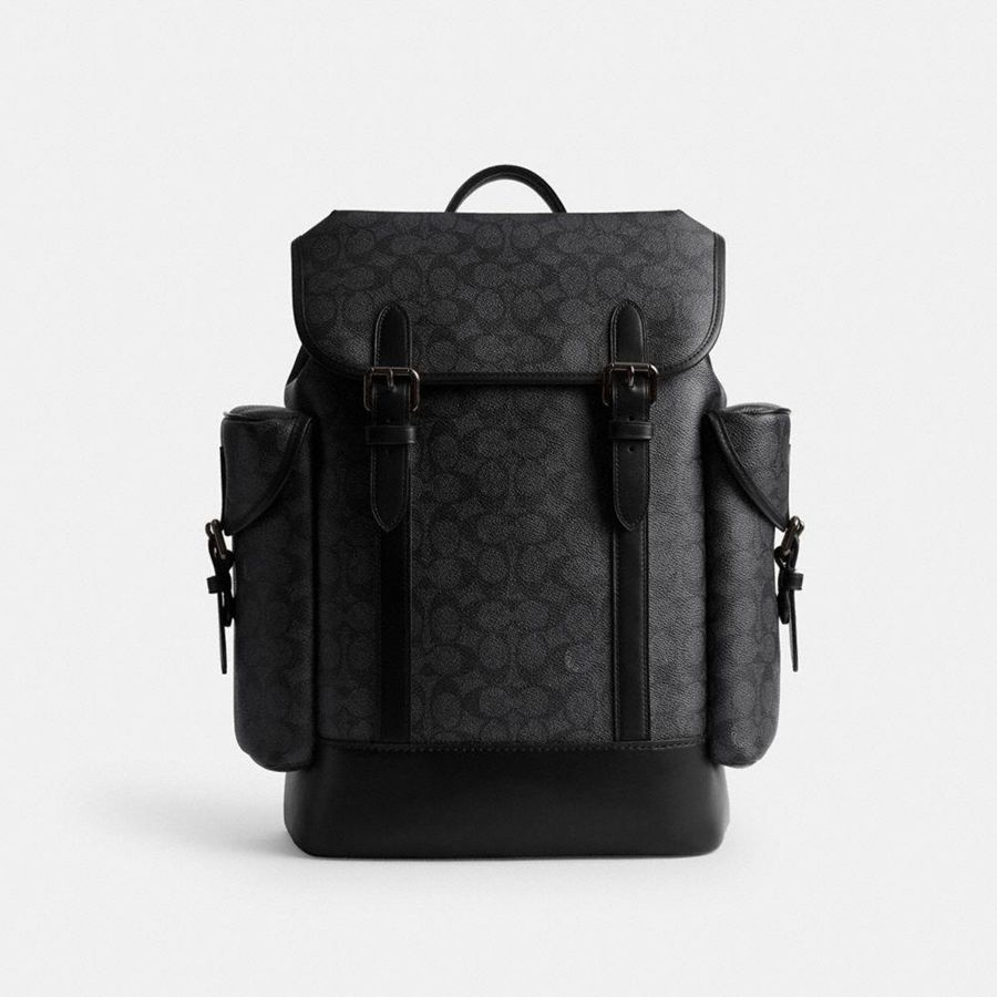 Mochila COACH Hombre Gris | 932-CKEPDQ