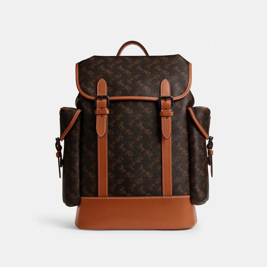 Mochila COACH Hombre Marrones | 145-AUMHTV