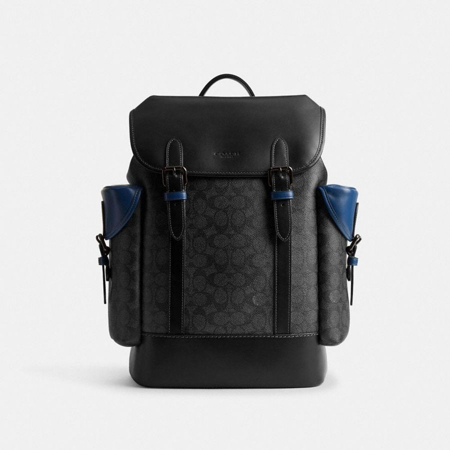 Mochila COACH Hombre Negras | 073-SGXCUY