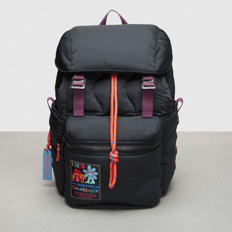 Mochila COACH Hombre Negras | 459-IVPNHC