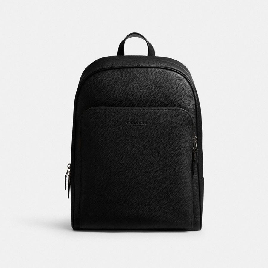 Mochila COACH Hombre Negras | 783-SDAURX