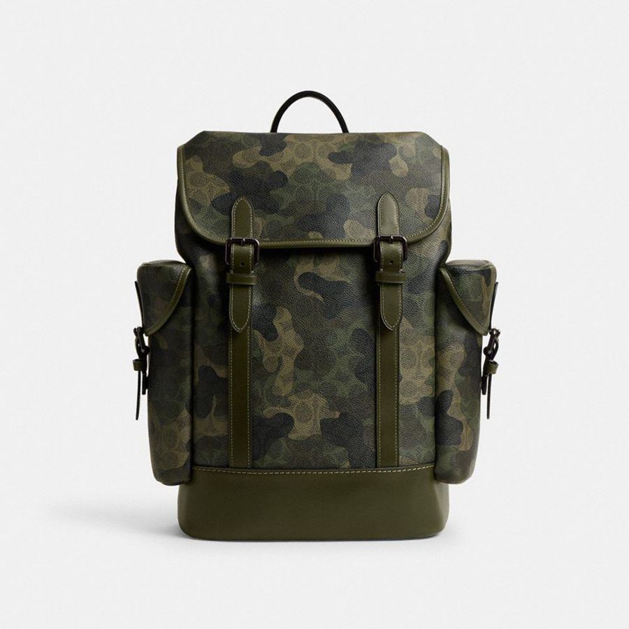 Mochila COACH Hombre Verde | 103-SCPGAF