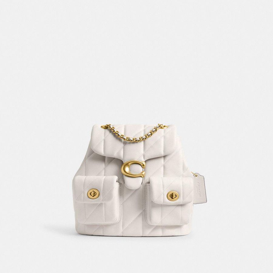 Mochila COACH Mujer Blancas | 419-MFQUVD