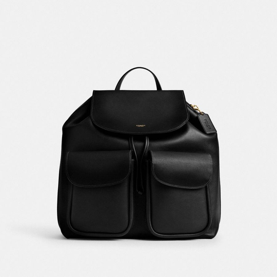 Mochila COACH Mujer Negras | 847-BWVGAY