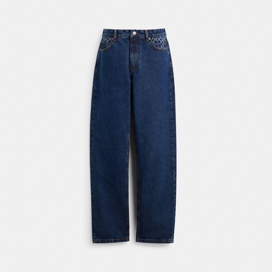 Pantalon COACH Hombre Azules | 217-ETYBNM