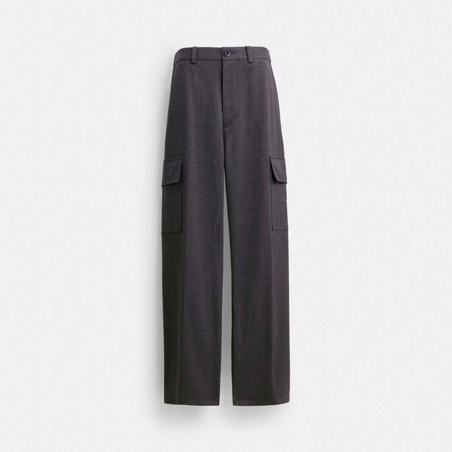 Pantalon COACH Hombre Gris | 726-CWFPYL