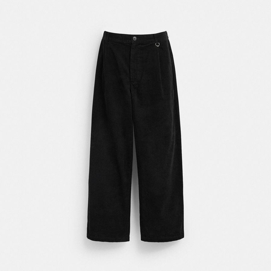 Pantalon COACH Hombre Negras | 708-CJZOVQ