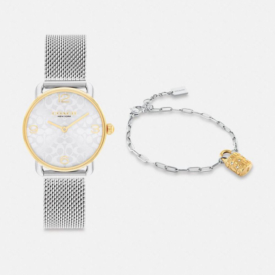 Relojes COACH Mujer Plateadas | 078-MYBREI