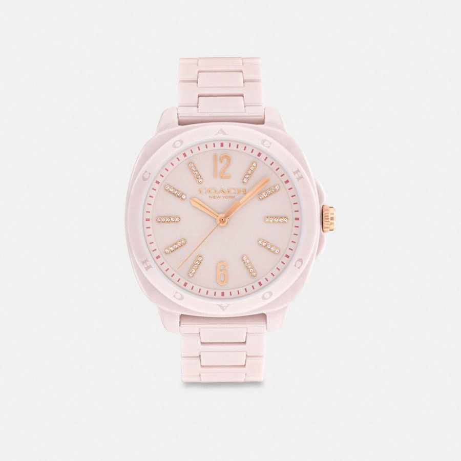 Relojes COACH Mujer Rosas | 469-XBZHEQ