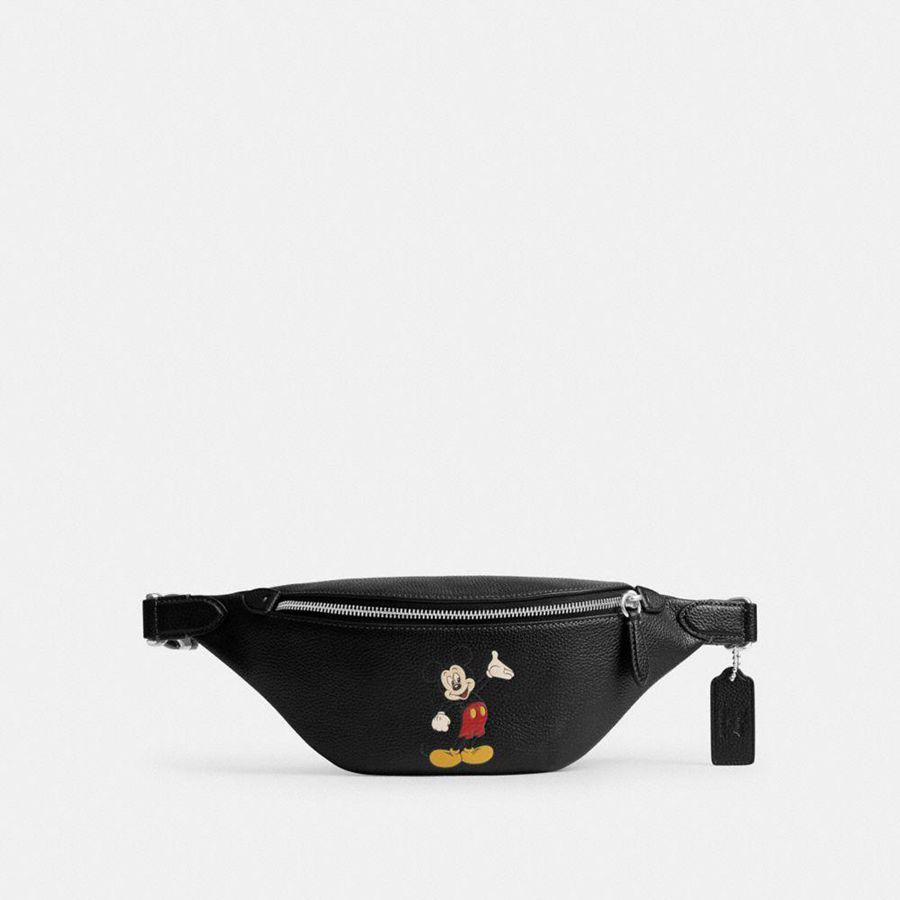 Riñonera COACH Hombre Negras | 267-JDNZHK