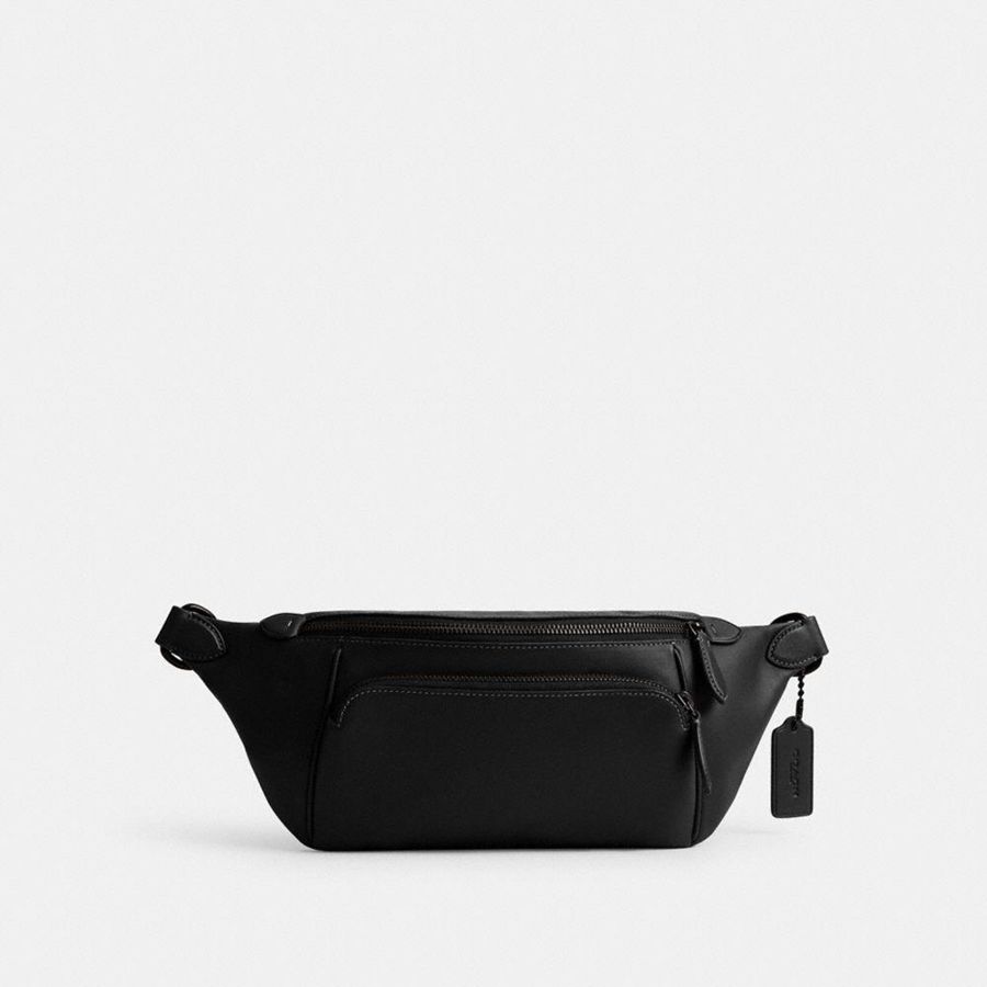 Riñonera COACH Hombre Negras | 867-IYTXHJ
