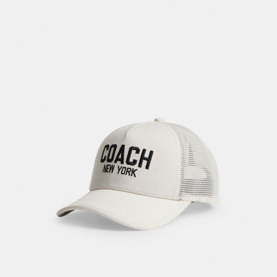 Sombrero COACH Hombre Blancas | 176-DRPSUB