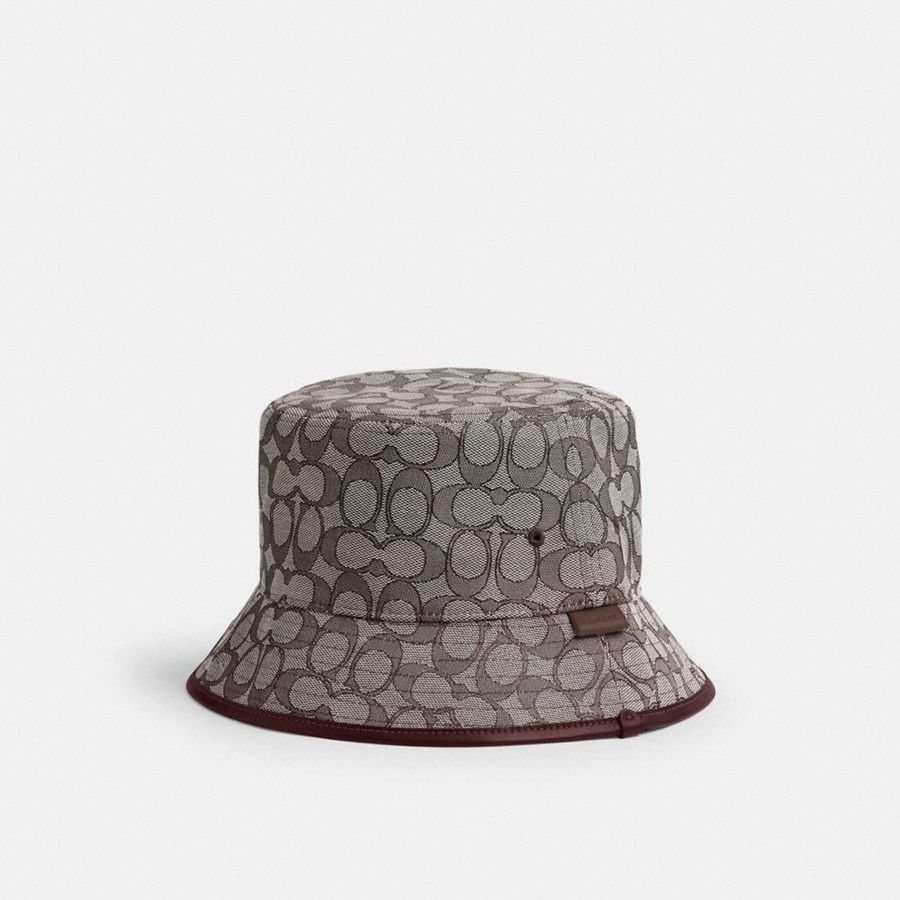 Sombrero COACH Hombre Gris | 635-MSUWLY