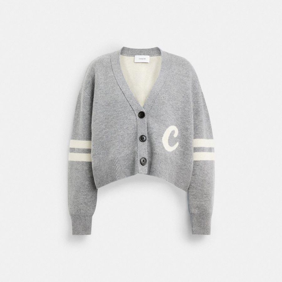 Suéter COACH Mujer Gris | 567-FCIJGV