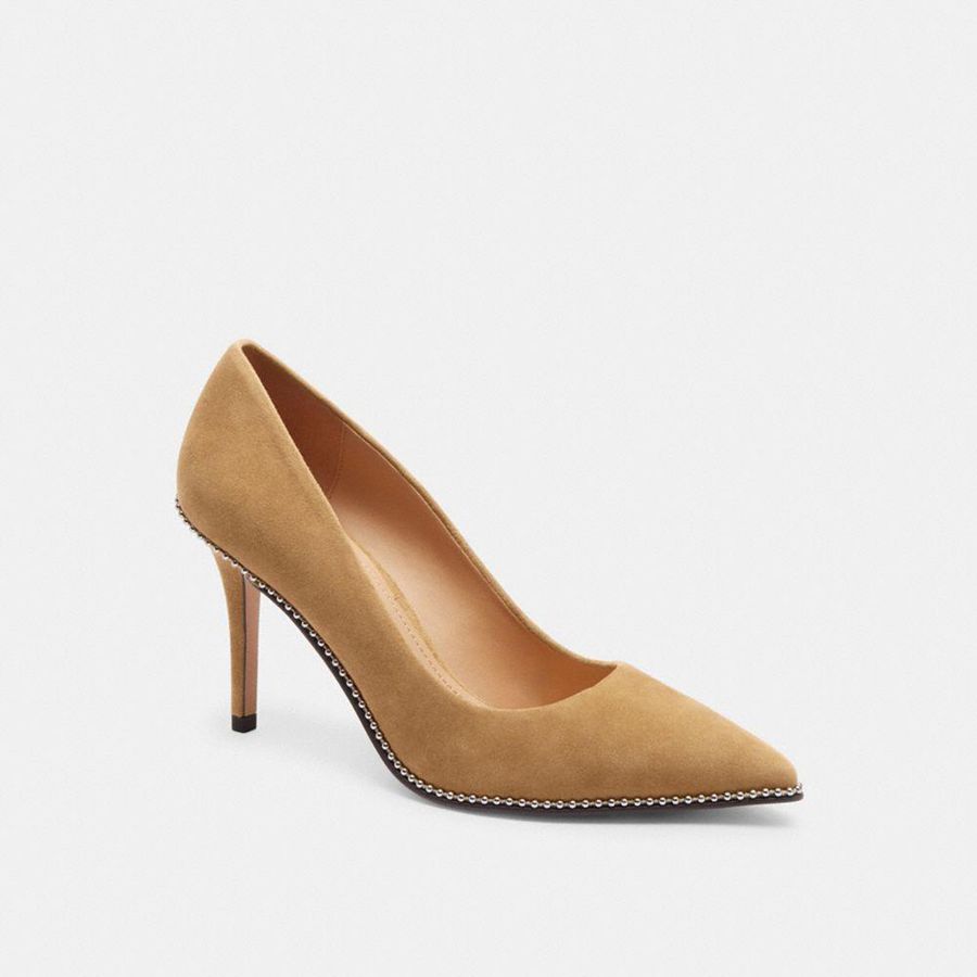 Tacones COACH Mujer Marrones | 704-TDEINO