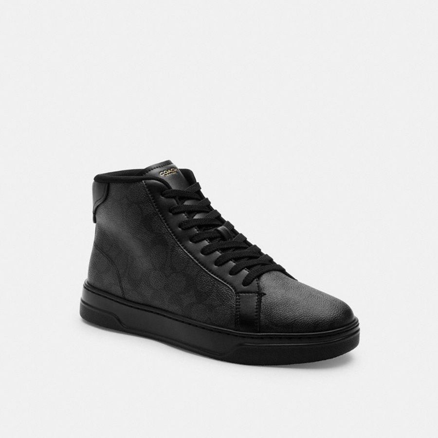 Tenis COACH Hombre Negras | 297-KQTVEY